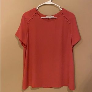 Loft Short Sleeve Dress Shirt Medium